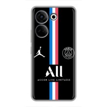 Чехлы PSG для Tecno Camon 20 (AlphaPrint) (футболка ПСЖ)