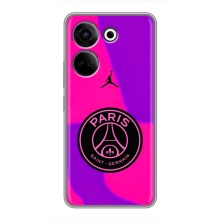 Чехлы PSG для Tecno Camon 20 (AlphaPrint) (яркий ПСЖ)