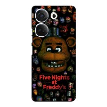 Чехлы Пять ночей с Фредди для Техно Камон 20 (Freddy)