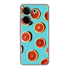 Чехлы с Фруктами для Tecno Camon 20 (VPrint) (Грейпфрут)