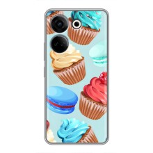 Чехлы с Фруктами для Tecno Camon 20 (VPrint) (Кексики)