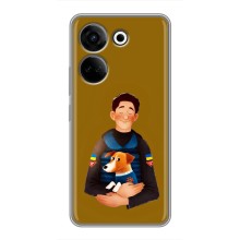 Чехлы с картинкой собаки Патрон для Tecno Camon 20 (AlphaPrint) (ЗСУ Патрон)