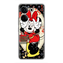 Чехол Disney Mouse Tecno Camon 20 (PREMIUMPrint) (Минни peace)