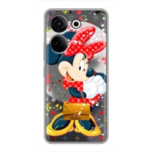 Чехол Disney Mouse Tecno Camon 20 (PREMIUMPrint) (Minni с бантиком)