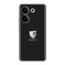 Чехол Майнкрафт на Tecno Camon 20 (AlphaPrint) Minecraft (Овечка Майнкрафт)