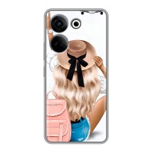 Чехол с печатью для Tecno Camon 20 - (Мода) (AlphaPrint) (Путешествие)