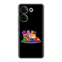 Чехол Амонг Ас для Tecno Camon 20 (AlphaPrint) (Амонг-ас)