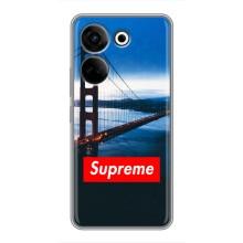 Чехол для Tecno Camon 20 с картинкой Supreme (AlphaPrint)