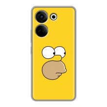 Чехол с Симпсонами для Tecno Camon 20 (VPrint) (Гомер)