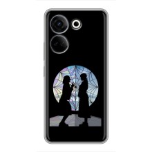 Чехлы Венсдей на Tecno Camon 20 Уэнсдей (AlphaPrint) (комната Уэнздей)