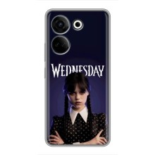 Чехлы Венсдей на Tecno Camon 20 Уэнсдей (AlphaPrint) (Wednesday)