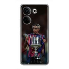 Чехол с футболистом Ламин Ямаль Tecno Camon 20 – Ямал с кубком