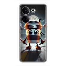 Чехол с мемом Тралалело тралала на Tecno Camon 20 (Капучино асасино)