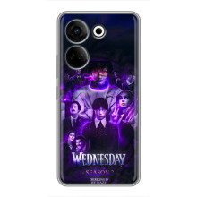 Чехол с дизайном Венздей 2 на Tecno Camon 20