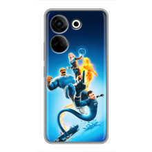 Чехол с принтом Фантастическая четверка для Tecno Camon 20 – Фантастическая четверка
