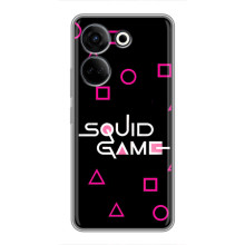 Чохол Гра в кальмара для Tecno Camon 20 – Лого гра кальмара