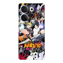 Купить Чехлы на телефон с принтом Anime для Техно Камон 20 (Наруто постер)