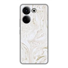 Мраморный чехол на Tecno Camon 20 (VPrint) (Белый мрамор)