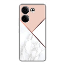 Мраморный чехол на Tecno Camon 20 (VPrint) (Тройной мрамор)