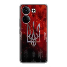 Украинские Чехлы для Tecno Camon 20 с картинкой УПА (AlphaPrint) (ГЕРБ УПА)