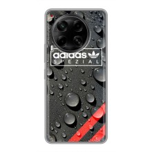 Чехлы Адидас для Tecno Camon 30 (CL6) (AlphaPrint) (Адидас принт)