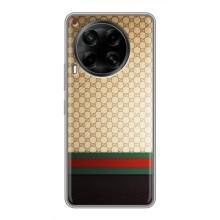 Чехлы Бренд GUCCI для Tecno Camon 30 (CL6) – Фон Гуччи