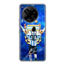 Чехлы для Tecno Camon 30 (CL6) (Leo чемпион) (AlphaPrint) (Месси сборная)