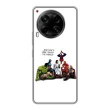Чехлы для Tecno Camon 30 (CL6) (Для Христиан) – Иисус супергерой