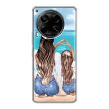 Чехлы для МАМЫ на Tecno Camon 30 (CL6) – Мама и дочь
