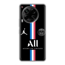 Чехлы PSG для Tecno Camon 30 (CL6) (AlphaPrint) (футболка ПСЖ)