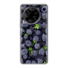 Чехлы с Фруктами для Tecno Camon 30 (CL6) (VPrint) (Ежевика)