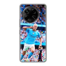 Чехлы с футболистом Ерлинг Холанд для Tecno Camon 30 (CL6) (AlphaPrint) (фанаты Холанда)