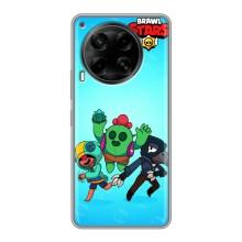 Чехлы Brawl Stars для Tecno Camon 30 (CL6) (AlphaPrint)