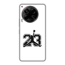 Чехлы для Tecno Camon 30 (CL6) - с картинкой JORDAN (AlphaPrint) (Jordan 23)
