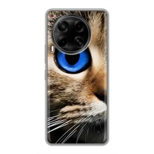 Чехлы с Котиками для Tecno Camon 30 (CL6) (VPrint) (Глаз кота)