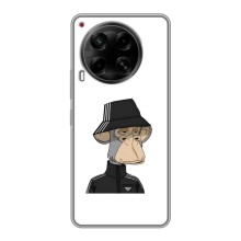 Чехлы с Обезьянами NFT для Tecno Camon 30 (CL6) (AlphaPrint) (обезьяна NFT Adidas)