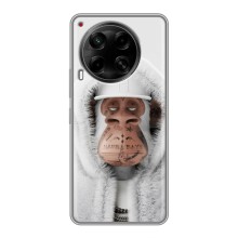 Чехлы с Обезьянами NFT для Tecno Camon 30 (CL6) (AlphaPrint) (обезьяна NFT в тату)