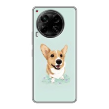 Чехлы с собаками для Tecno Camon 30 (CL6) (VPrint) (Корги)