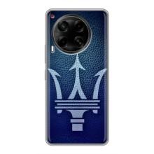 Чехлы с тематикой "Крутые машины" на Tecno Camon 30 (CL6) – Лого Maserati