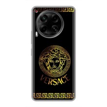 Чехлы VERSACE для Техно Камон 30 (PREMIUMPrint) (Logo Versace)