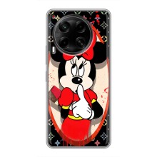 Чехол Disney Mouse Tecno Camon 30 (CL6) (PREMIUMPrint) (Минни Маус ЛВ)