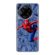 Силиконовый Чехол для Tecno Camon 30 (CL6) – Человек Паук