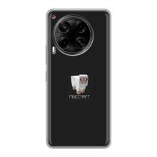 Чехол Майнкрафт на Tecno Camon 30 (CL6) (AlphaPrint) Minecraft (Овечка Майнкрафт)