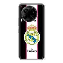 Чехол для Tecno Camon 30 (CL6) с принтом (Лого Real Madrid)