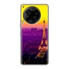 Чохол Ейфелева Вежа на Tecno Camon 30 (CL6) – Яскрава башня