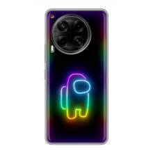 Чехол Амонг Ас для Tecno Camon 30 (CL6) (AlphaPrint) (Яркий скин)