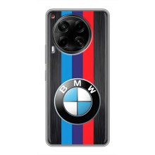 Чехол для Техно Камон 30 - с принтом БМВ (AlphaPrint) (Лого BMW)