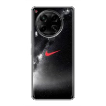 Чехол для Tecno Camon 30 (CL6) - с принтом Найк (AlphaPrint) (Найк красный)