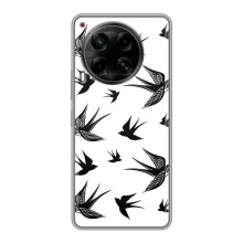 Чехол с птицами на Tecno Camon 30 (CL6) (VPrint) (Ласточки)