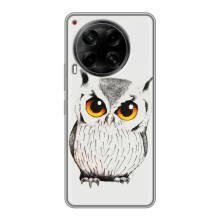 Чехол с птицами на Tecno Camon 30 (CL6) (VPrint) (Милая Сова)